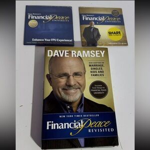 Dave Ramsey Financial Peace University Dvd Set and Book! Brand New Sealed!